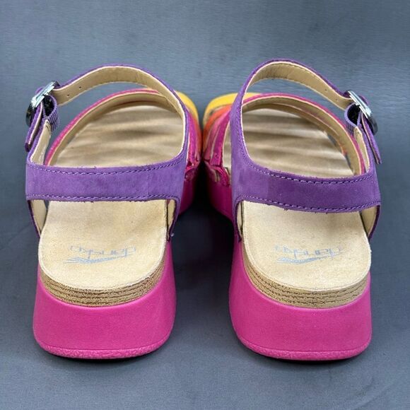 Dansko Roxie Multi Milled Nubuck Sandal womens size 8.5 (39) - Picture 4 of 10